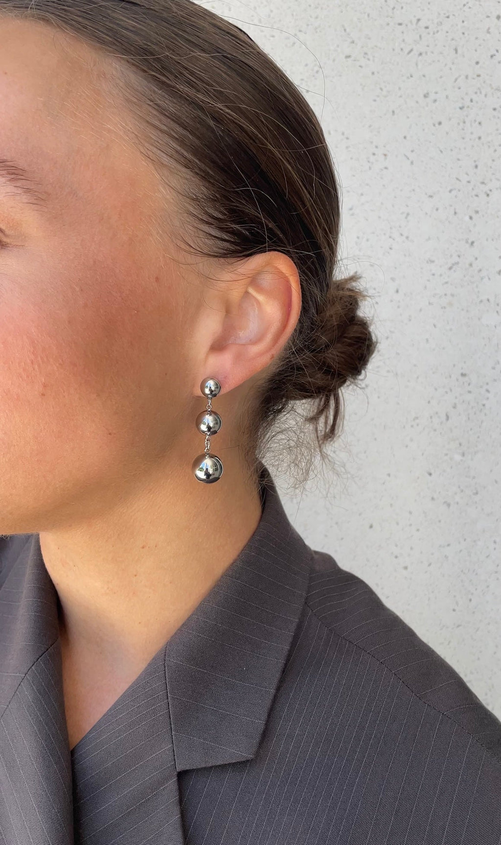 Asymmetric Pearl øreringe