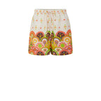 Kilim Print Shorts - White