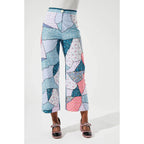 Pantalones de patchwork - Patchwork