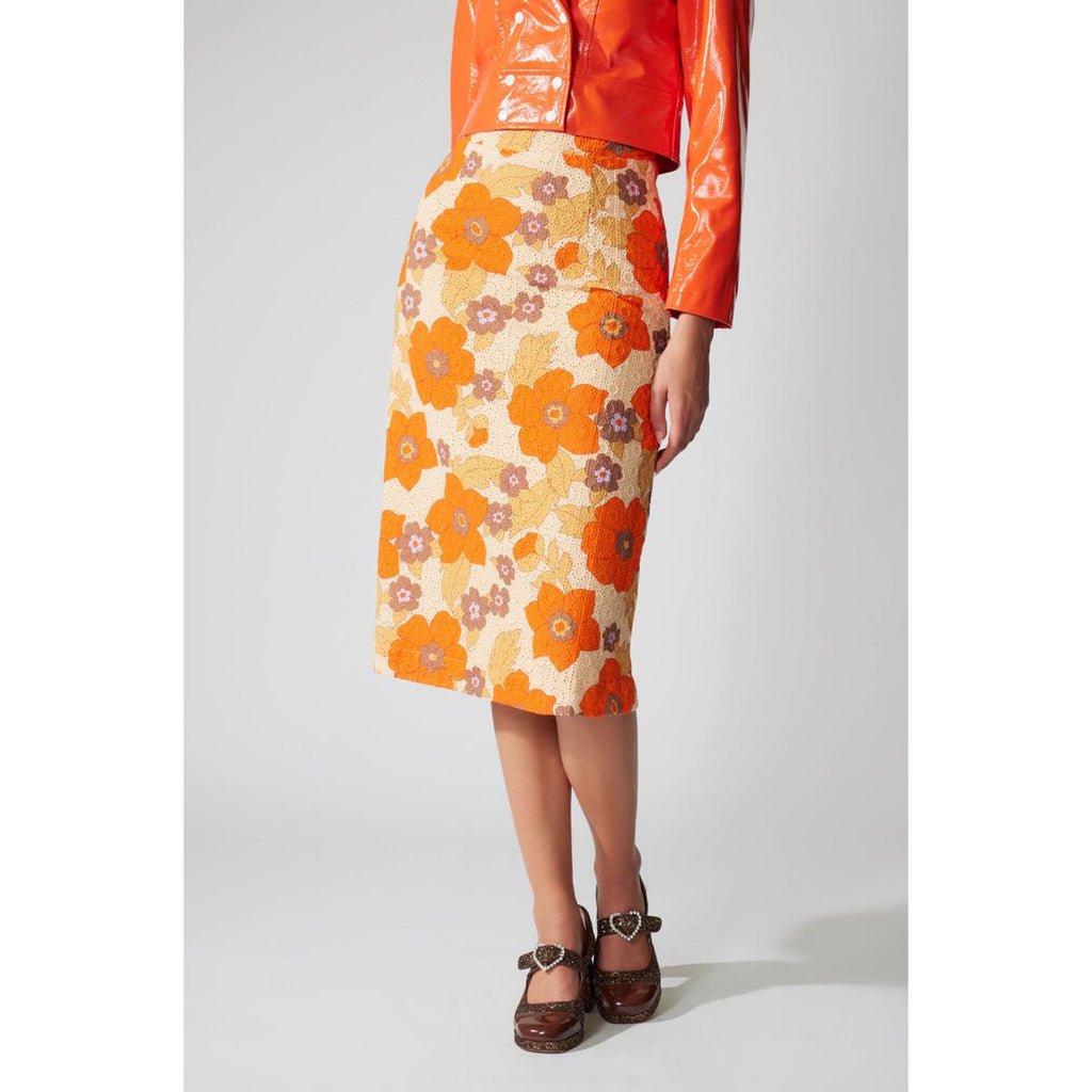 Psychedelic Skirt - Beige