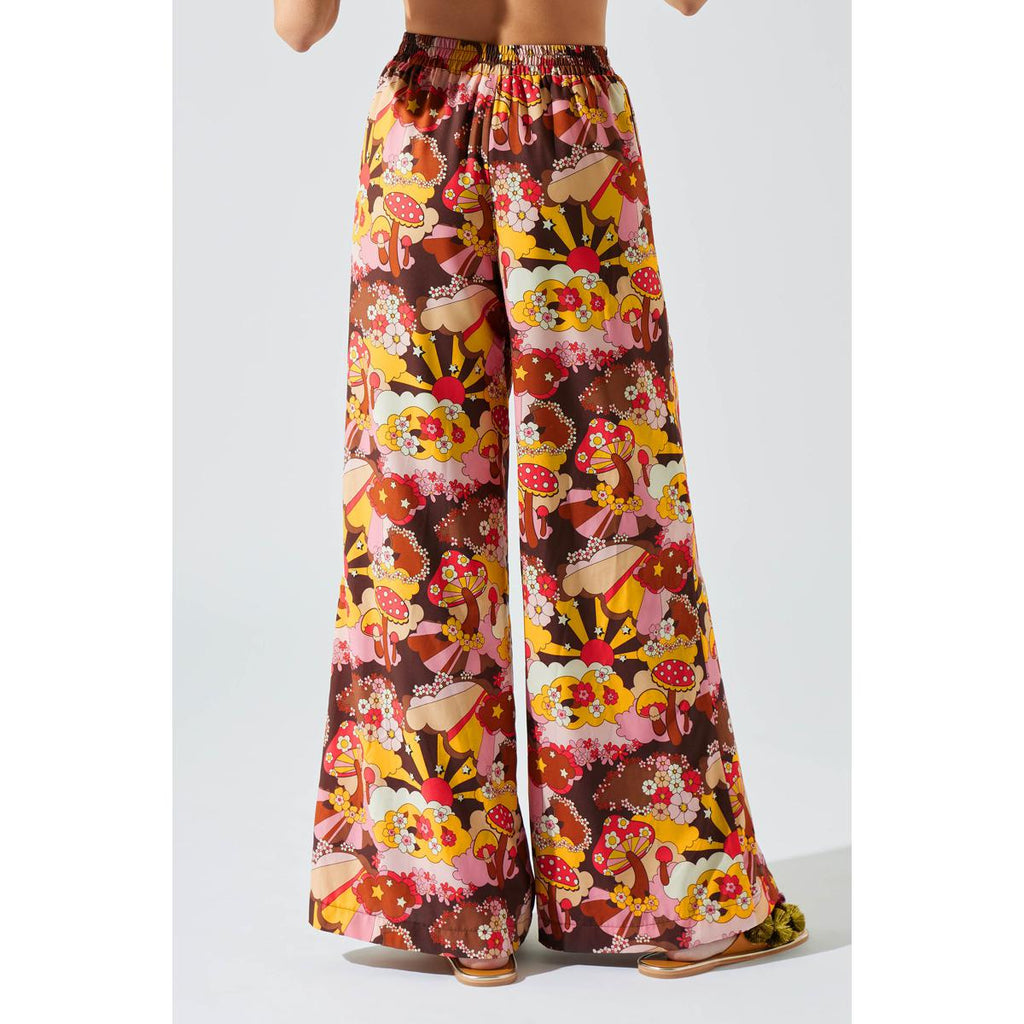 Pantalón Ancho Sun - Marrón