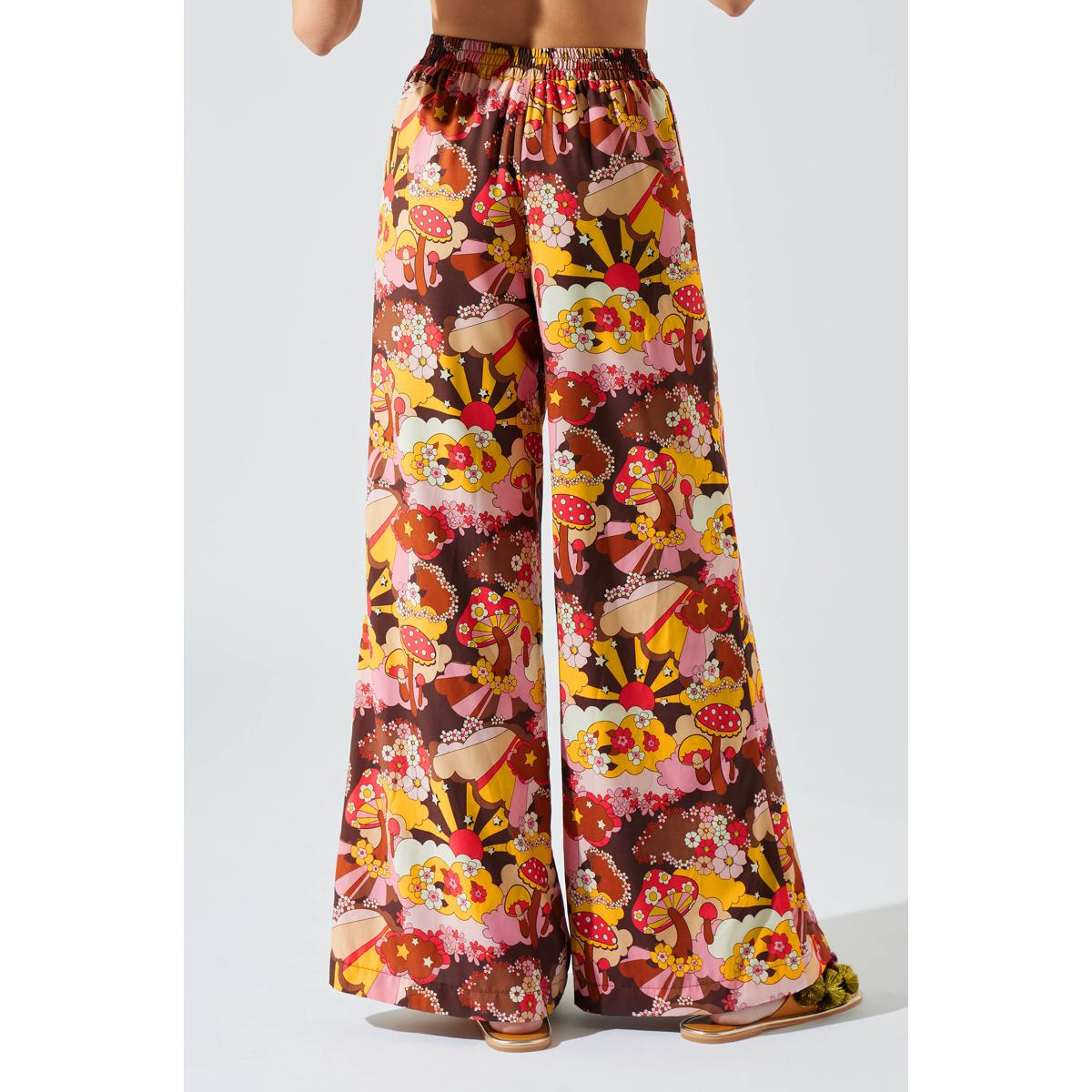 Pantalón Ancho Sun - Marrón