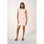 Robe Frangée Bain De Mer - Rose