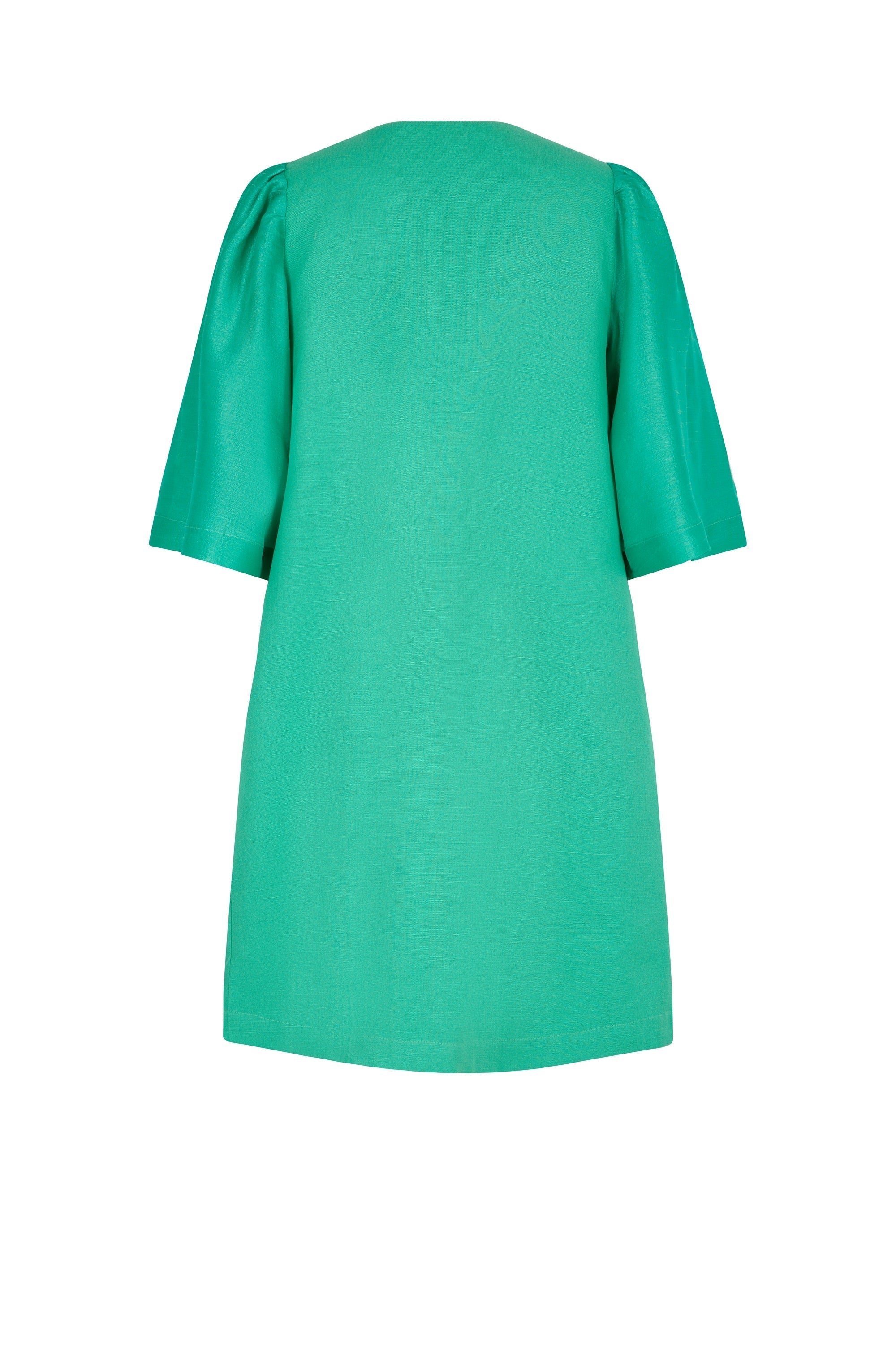 Robe Courte Coquillage - Vert