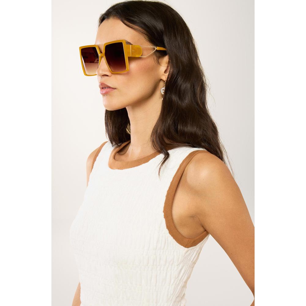 Robe À Smocks Daisy Playa - Blanc - Femme