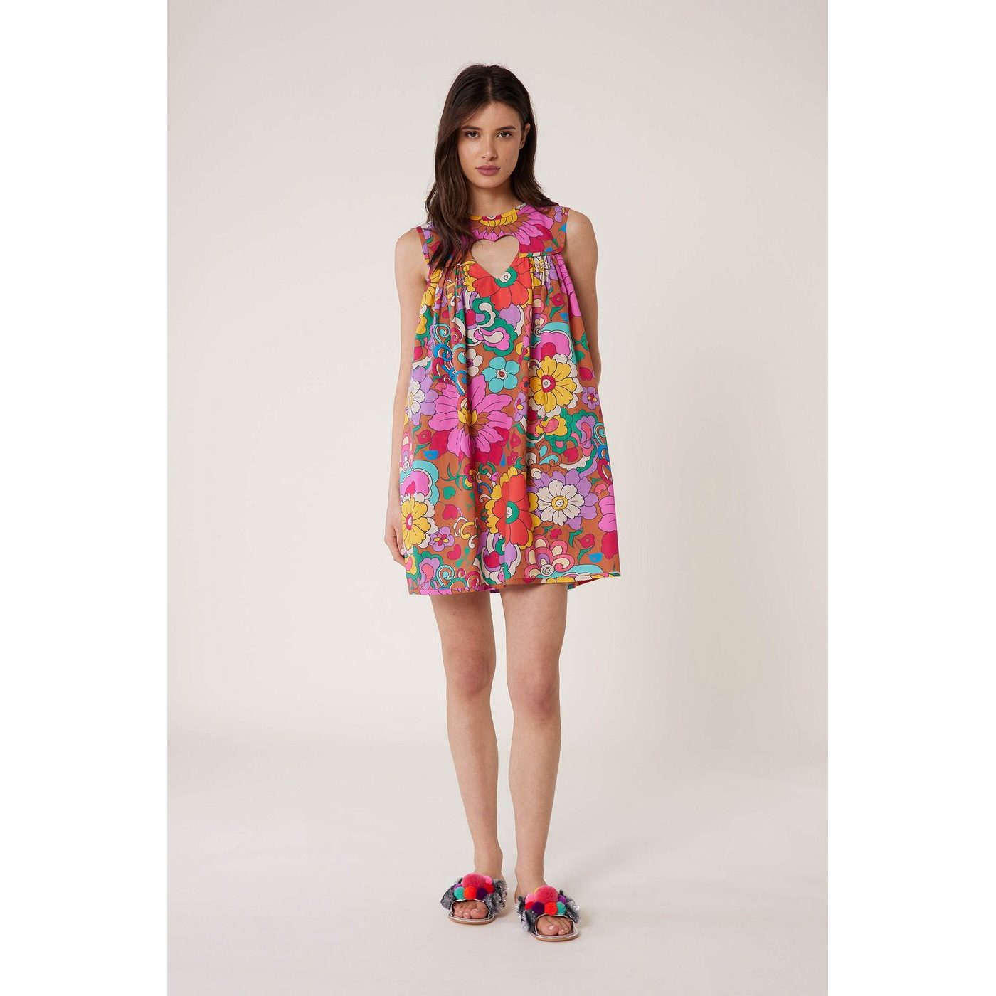 Babydoll Garden Dress - Terre