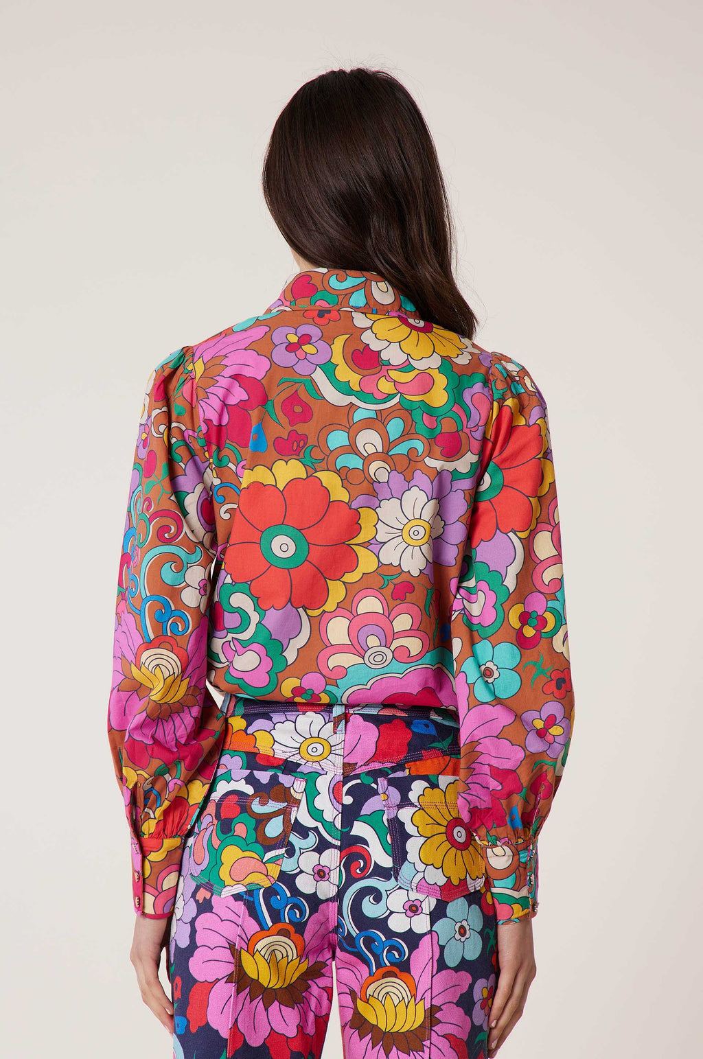 Camisa Jardín - Tierra