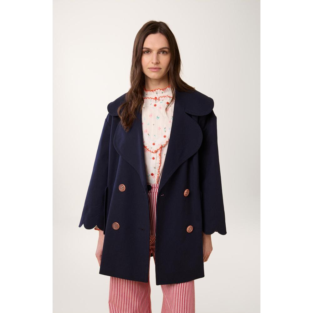 Caban Navy Strass - Bleu Marine - Femme