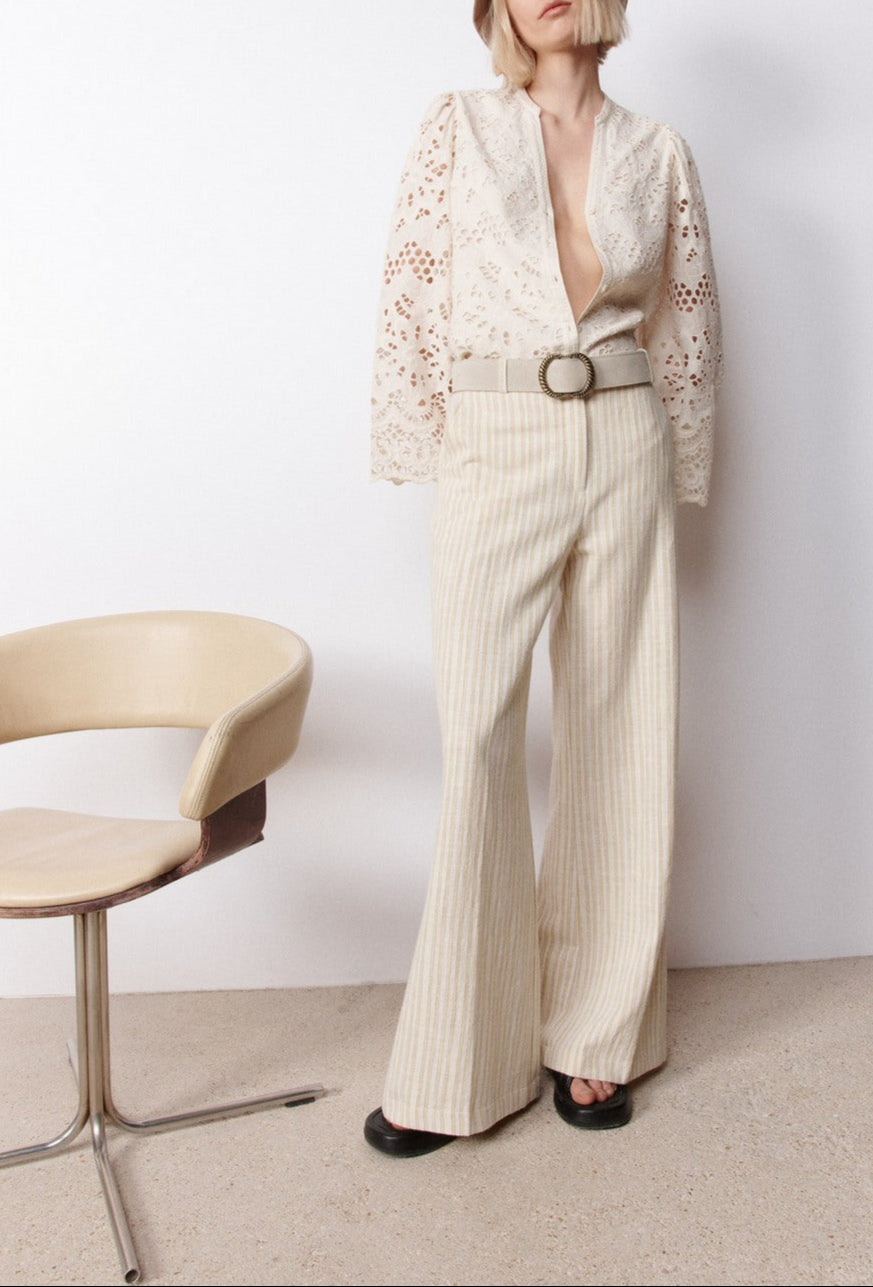 Mathilda Tailored Trousers - Yellow