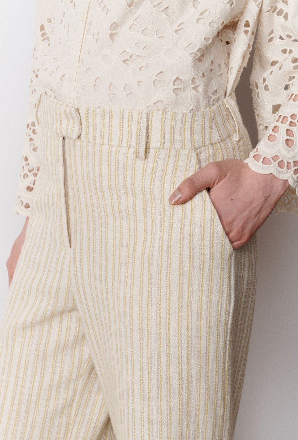 Mathilda Tailored Trousers - Yellow