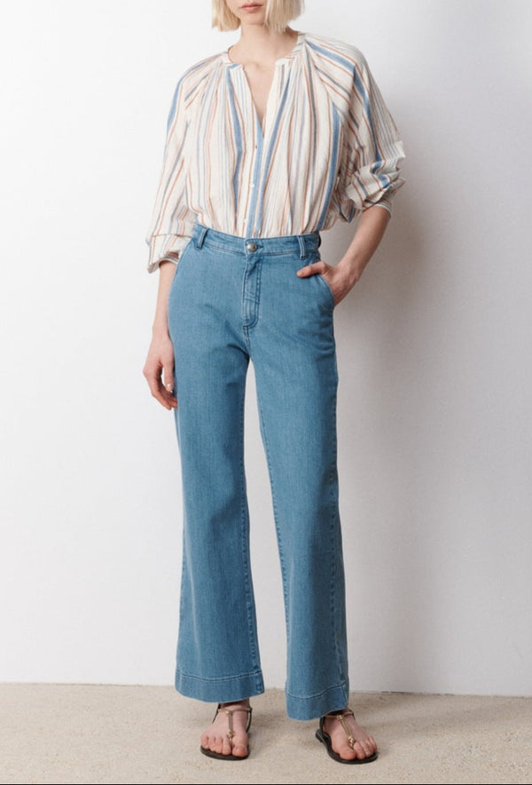 Pantalón Acampanado Theresa - Denim