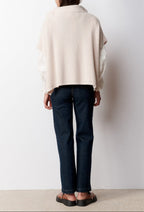 Pull Poncho Giulia - Ecru