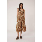 Santa Barbara Bustier Top - Brown - Women