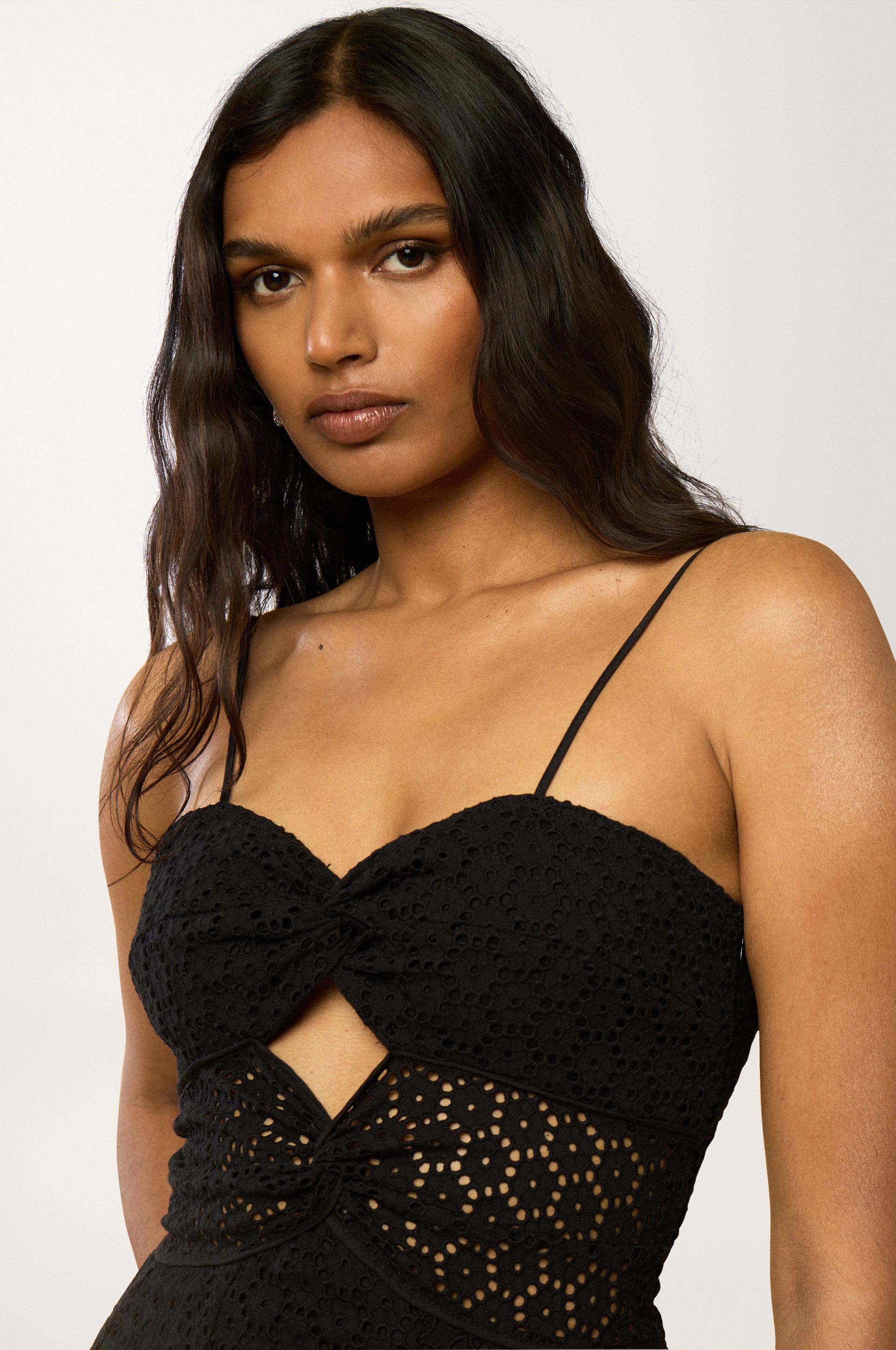 Vestido Corset Santa Barbara Lace - Negro