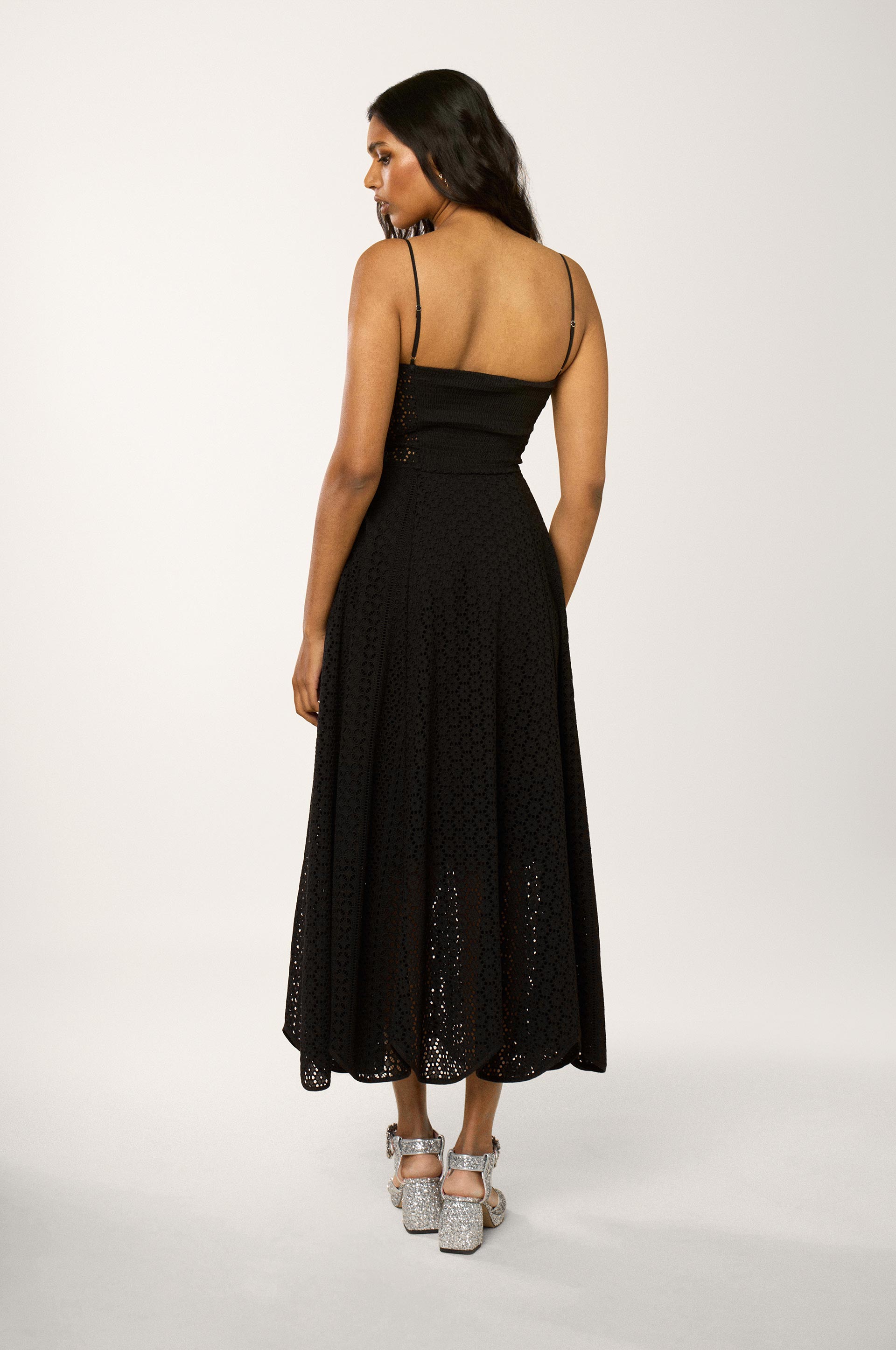 Vestido Corset Santa Barbara Lace - Negro