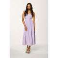 Robe Longue Vintage Spirit - Parme - Femme