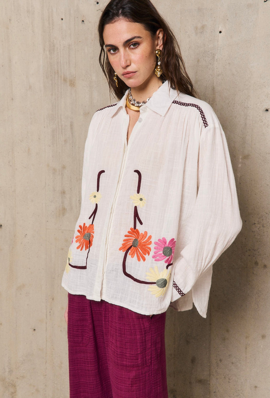 Chemise Ml Augustine - Ecru