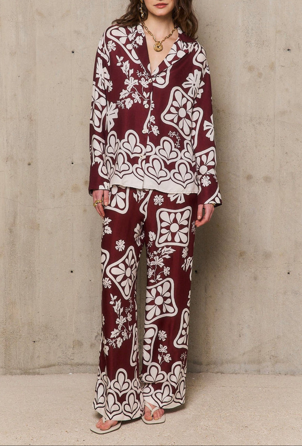 Chemise Ml Stephanie - Bordeaux