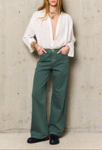 Elastische Hose Evy - Khaki