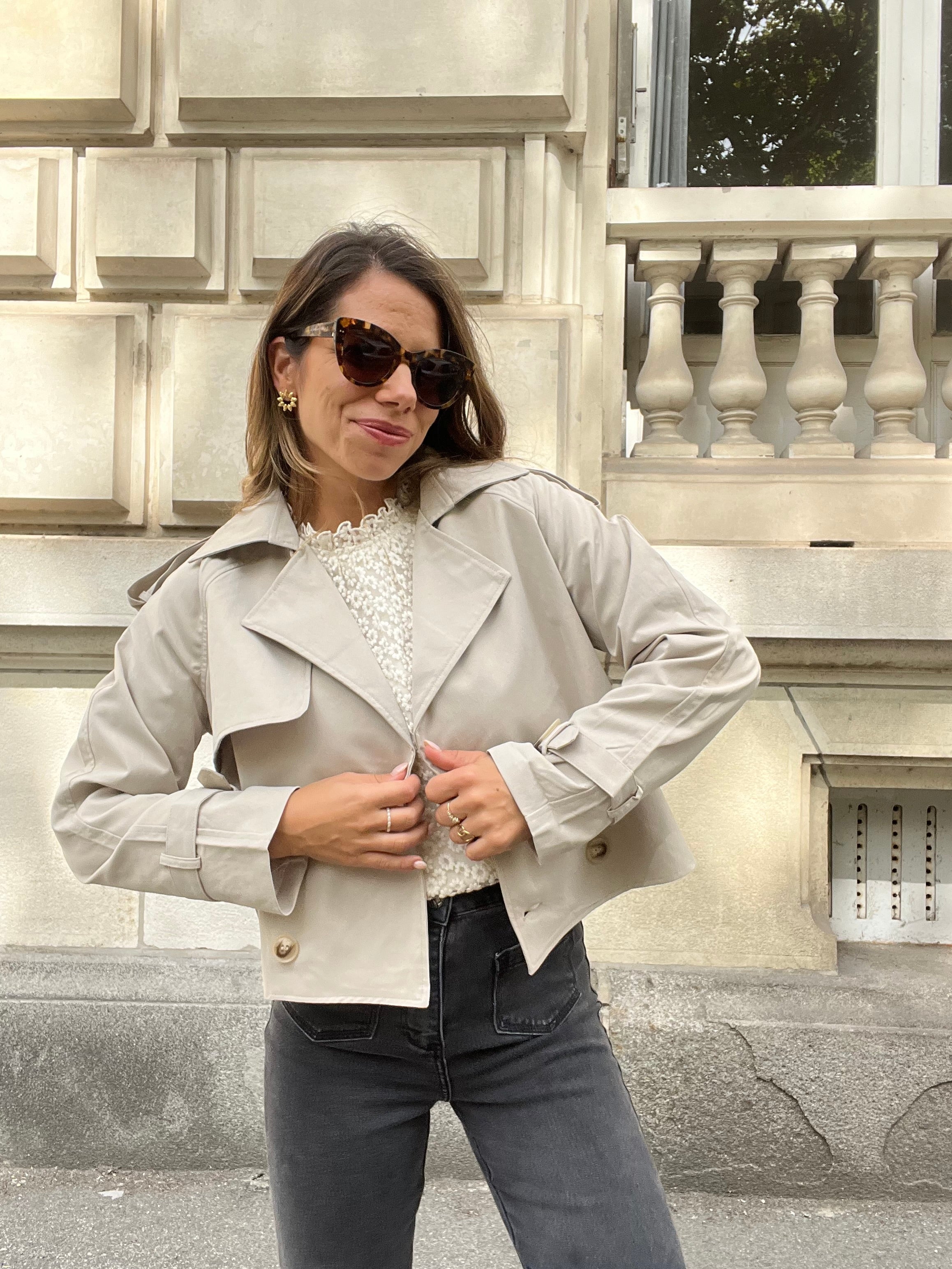Camille Short Trench Coat