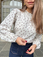 Blusa de algodón Rose