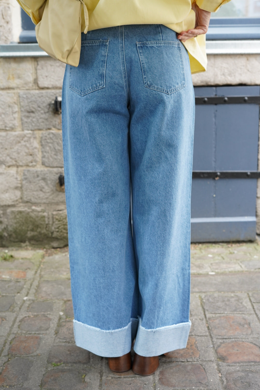 Bastien Turn-Up Jeans Blue