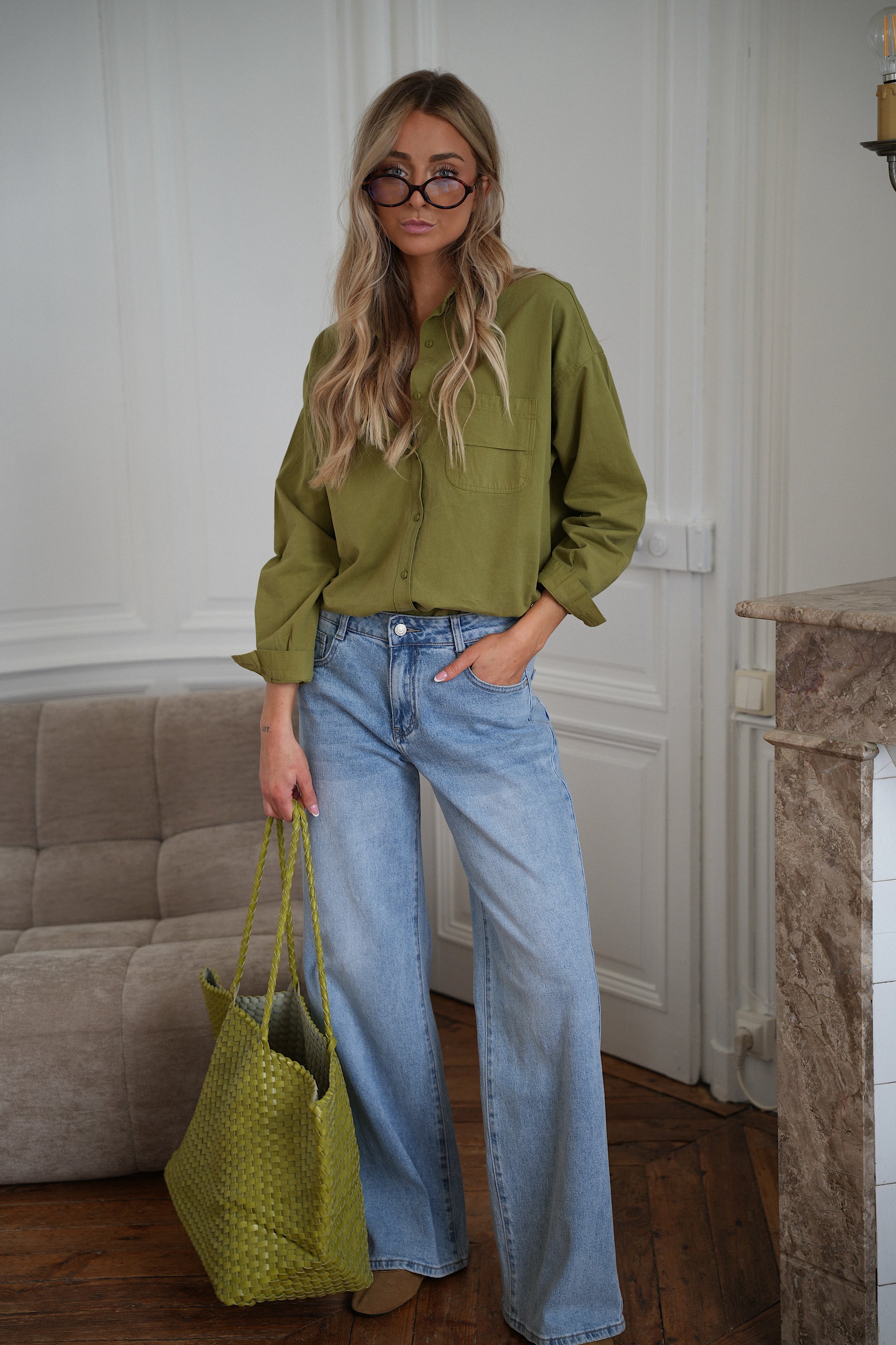 Alane Star Jeans - Blue