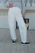 Balthazar White Balloon Jeans