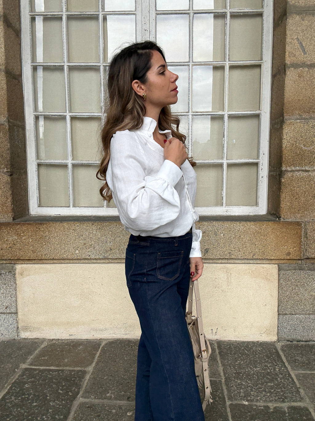 Blusa Léonie Blanca