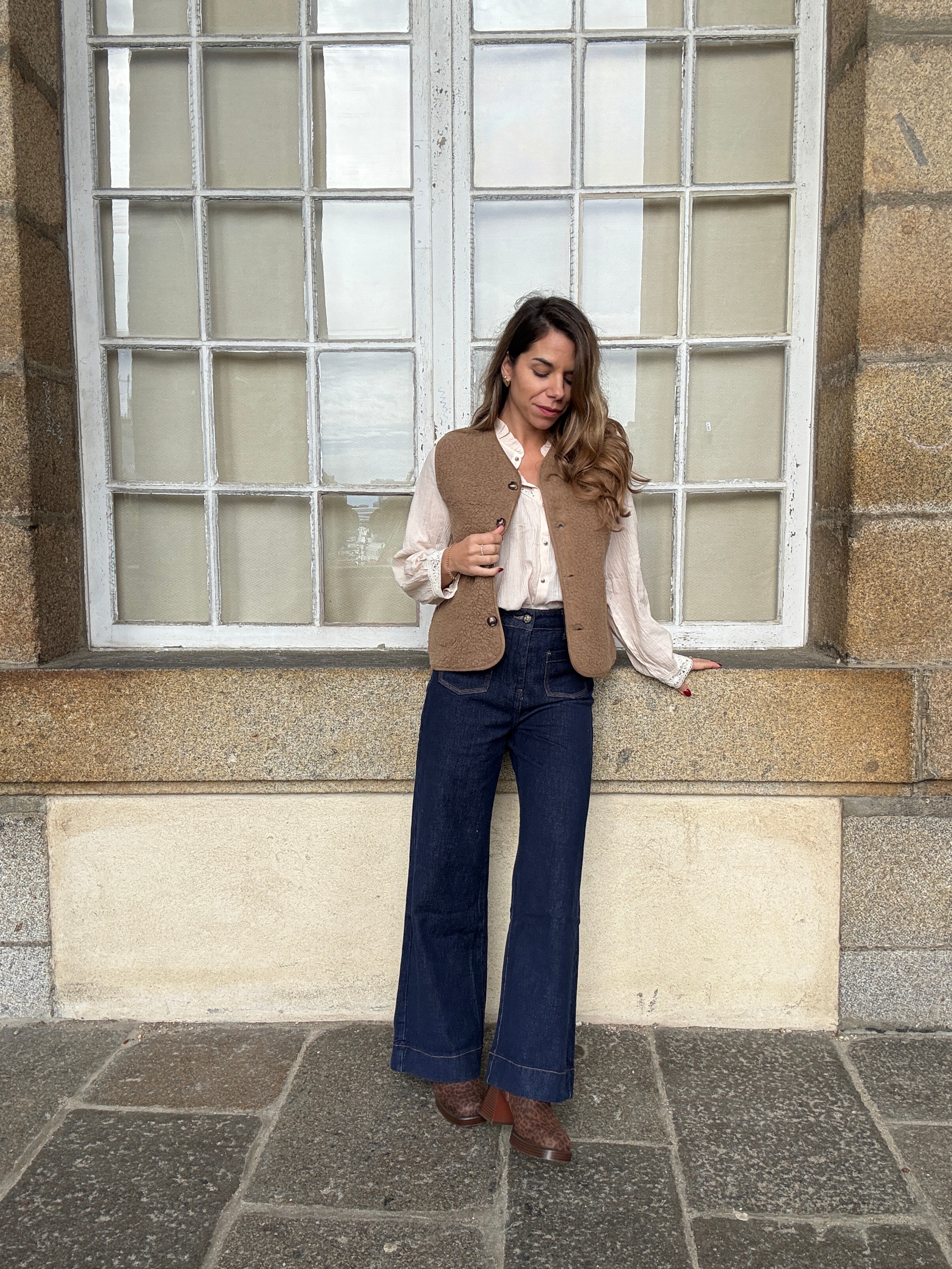 Berger Arianne Camel Vest