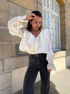 Iris Blouse Ecru