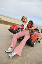Red Striped Victor Trousers