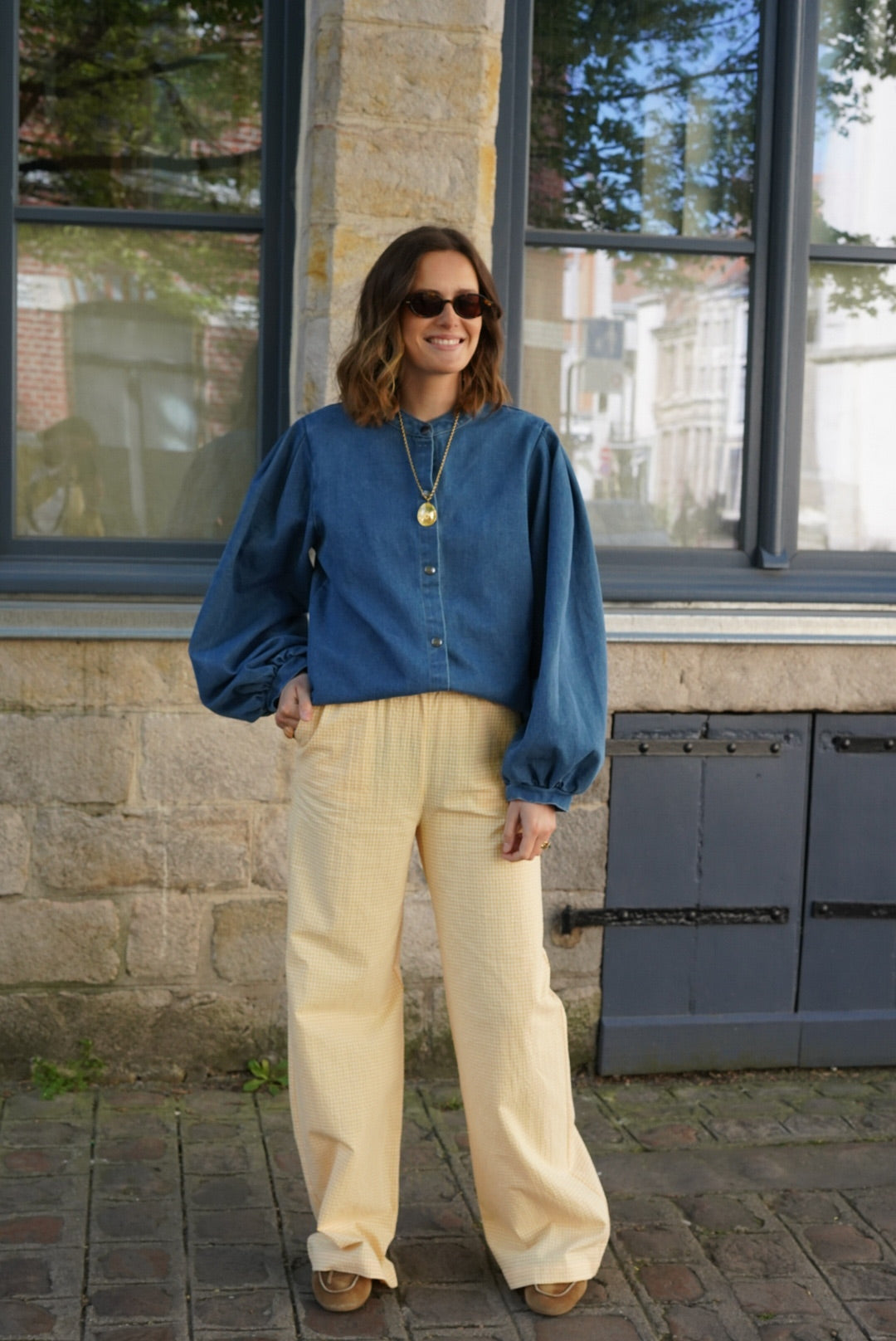 Pantalón Arthur Vichy Amarillo