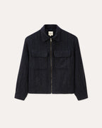 Veste Kinsale Navy Herringbone
