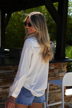 Blusa Loly Bordada - Blanco