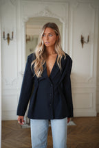 Blazer Cintré Chelsy - Marine