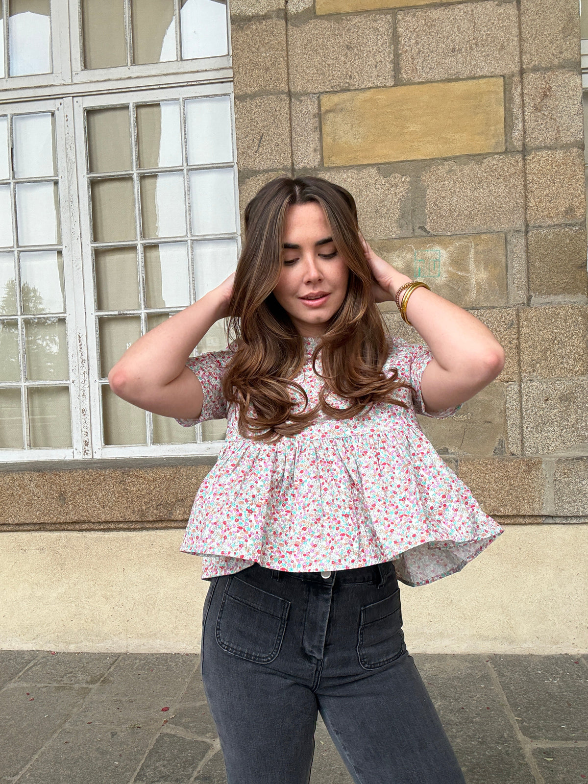 Mona Liberty print blouse