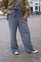 Pantalon Nestor Vichy Bleu