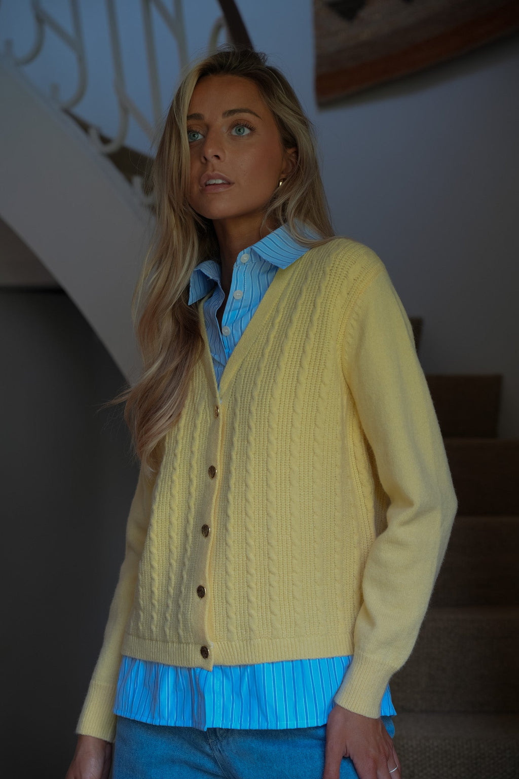 Gilet Chemise Djilsi - Jaune