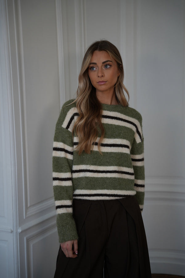 Odile Vert - Jersey de rayas