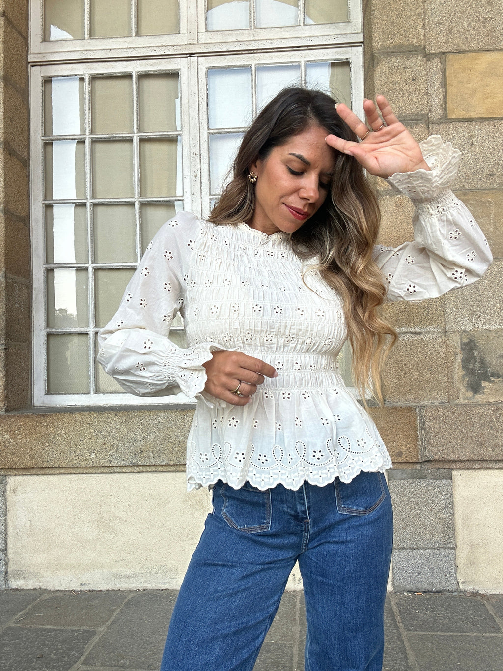 Blouse Charlize Smockée