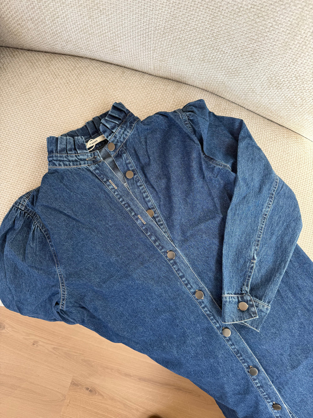 Marion Long Sleeve Denim Dress