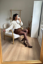 Aurore Taupe Ankle Boots