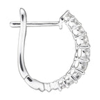 Pendientes "Euphorie" D0.30/18 - Oro blanco 375/1000