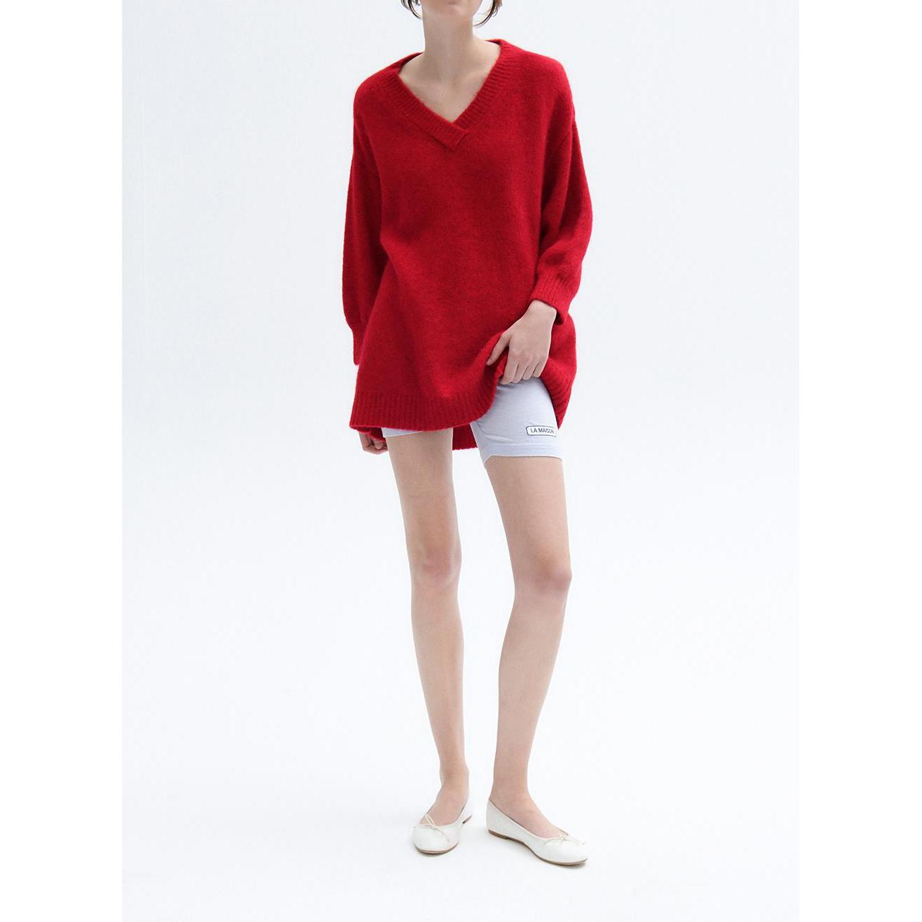 Pull Col V - Coccinelle Chine - Femme