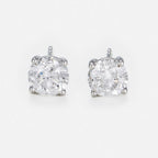 “Puces 2Ct” Earrings – 750/1000 White Gold