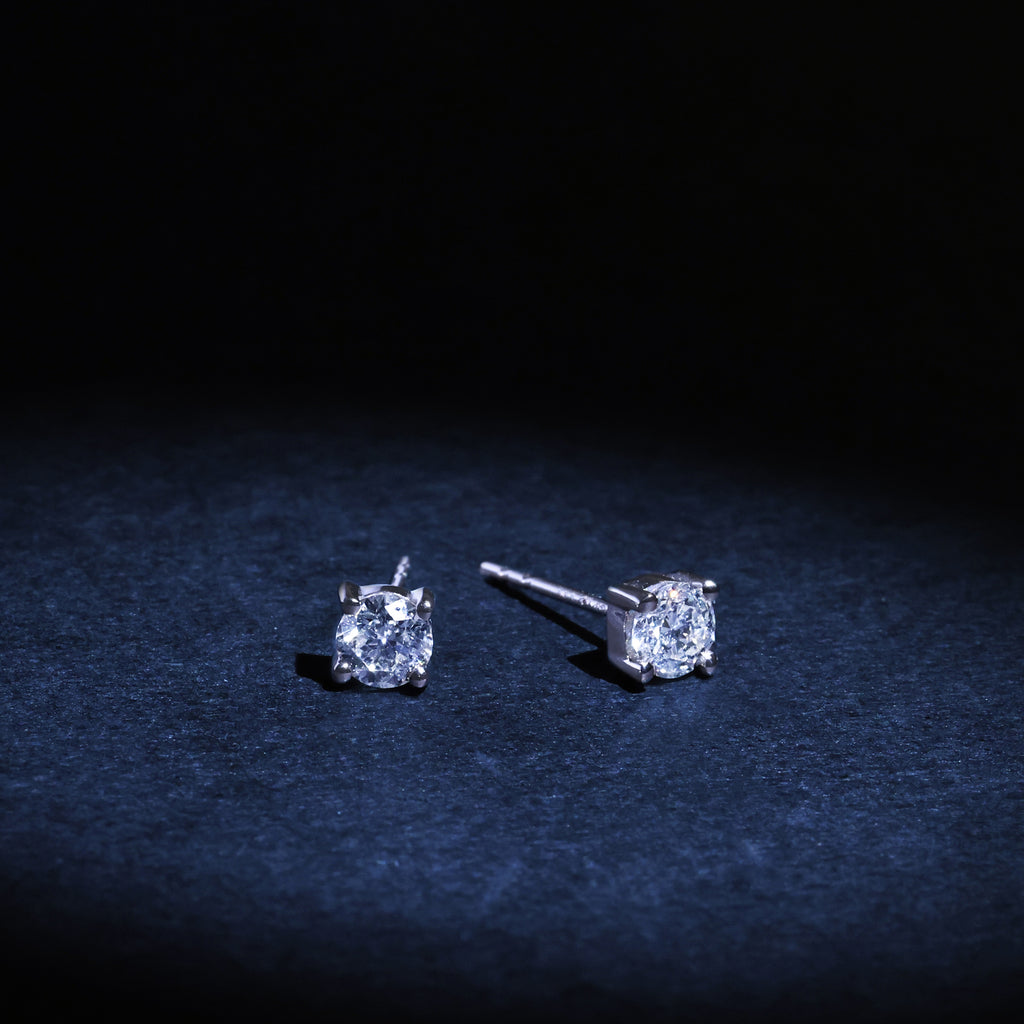 "Eternelle" Earrings D0.50Ct/2 - 750/1000 White Gold