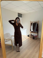 Chocolate Roman Dress