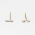 Orecchini "Precious Barrette" Diamanti 0,03/12