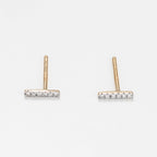 Orecchini "Precious Barrette" Diamanti 0,03/12